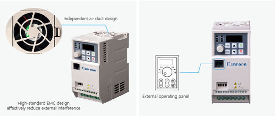 Multi Function Frequency Converter Inverter Single Phase Three Phase Stall Protection